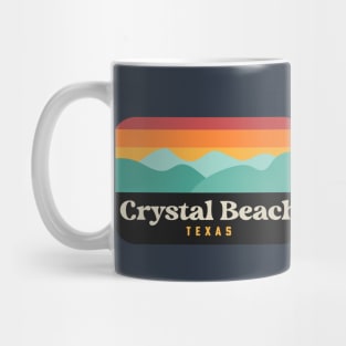 Crystal Beach Texas Bolivar Peninsula Fishing Mug